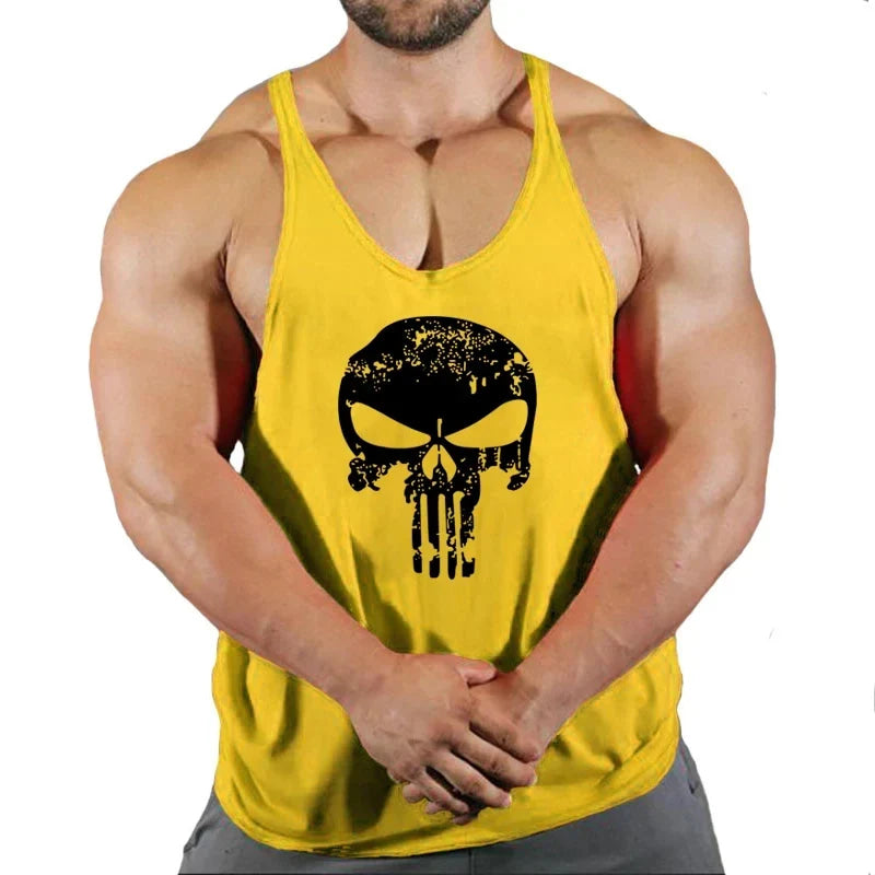 Gym Top Men Shirt Fitness Man Bodybuilding Clothing Men's Clothes Stringer Muscular Vest Singlets Vests Singlet T-shirts Tops