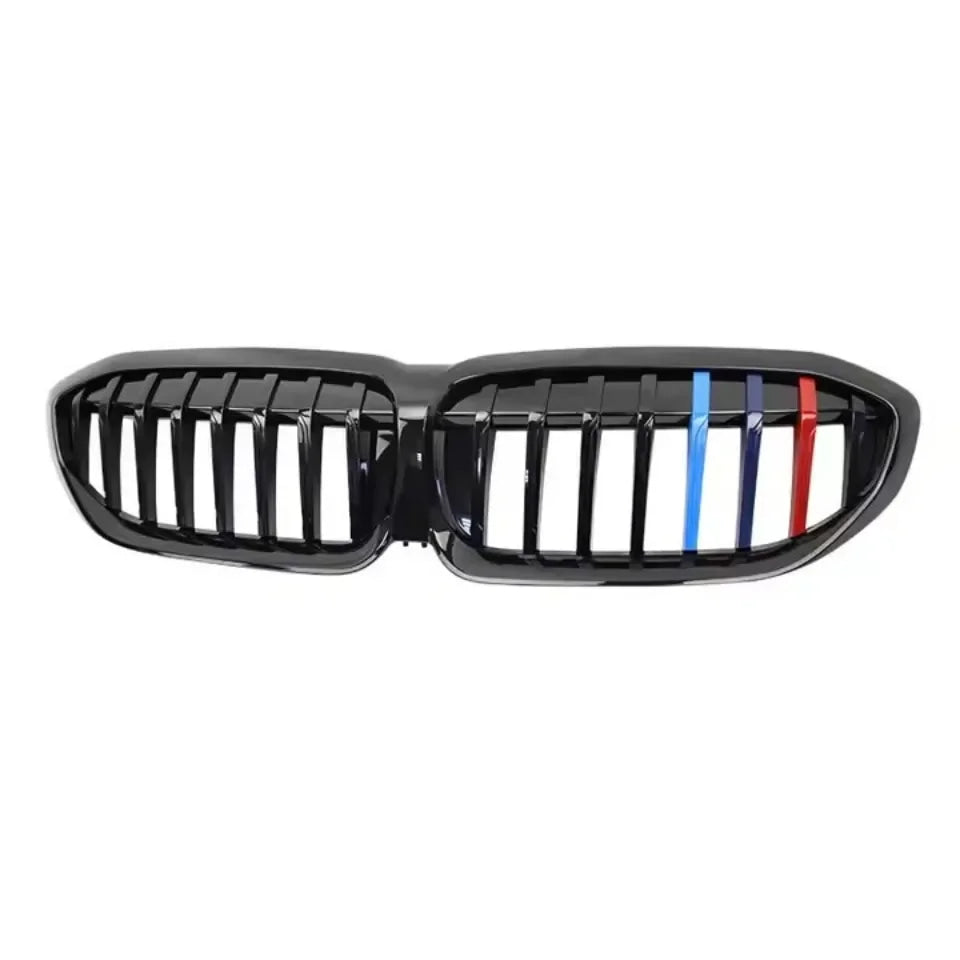 XVIP For BMW G20 3-Series G20 G21 G28 2019-2023 Front Bumper Hood Kidney Racing Grilles Replacement Black Diamond Meteor Style