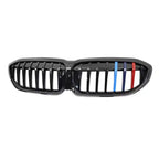 XVIP For BMW G20 3-Series G20 G21 G28 2019-2023 Front Bumper Hood Kidney Racing Grilles Replacement Black Diamond Meteor Style