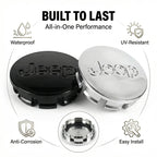 4Pcs/set Anti-Rust Snap-On Wheel Center Hub Caps Center Covers for Jeep Renegade Compass Wrangler JK Patriot Grand Cherokee SRT