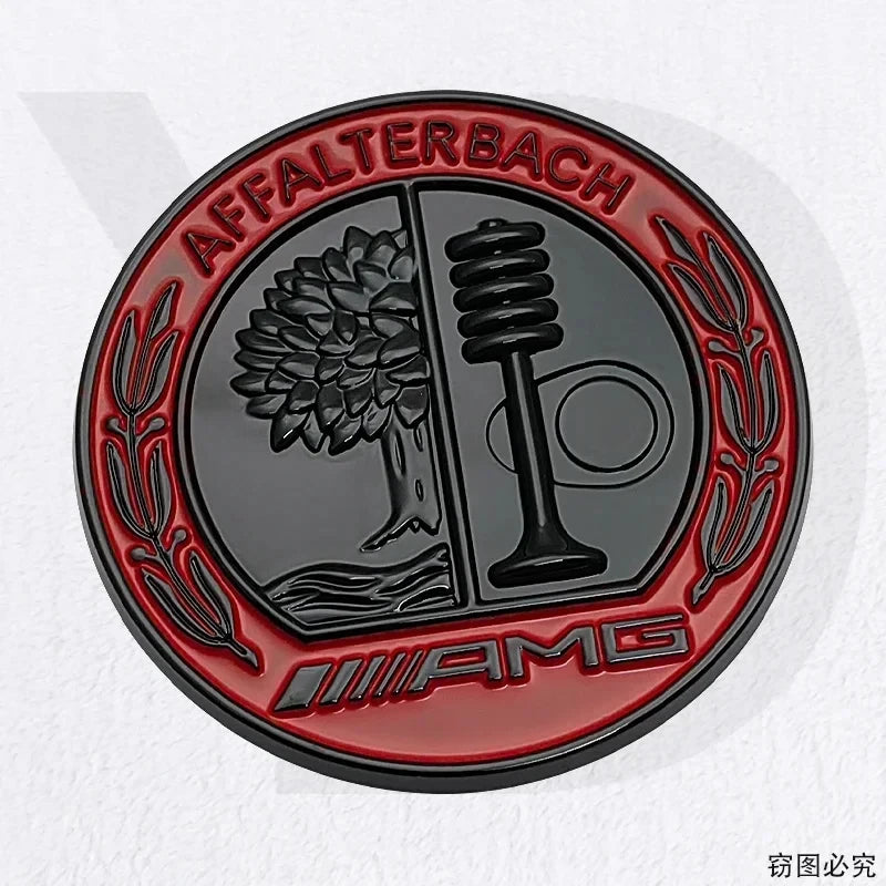 45mm 55mm 65Alloy Car Emblem Sticker Decoration for Mercedes Benz AMG C180 W205 G500 W210 W211 CLA CLK CLS GLA Rear Trunk Badge