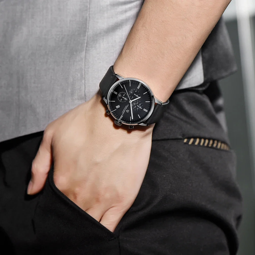 2026 new Pagani design watch VK67 men's quartz watch top leisure sports chronograph stainless steel waterproof men's watch reloj