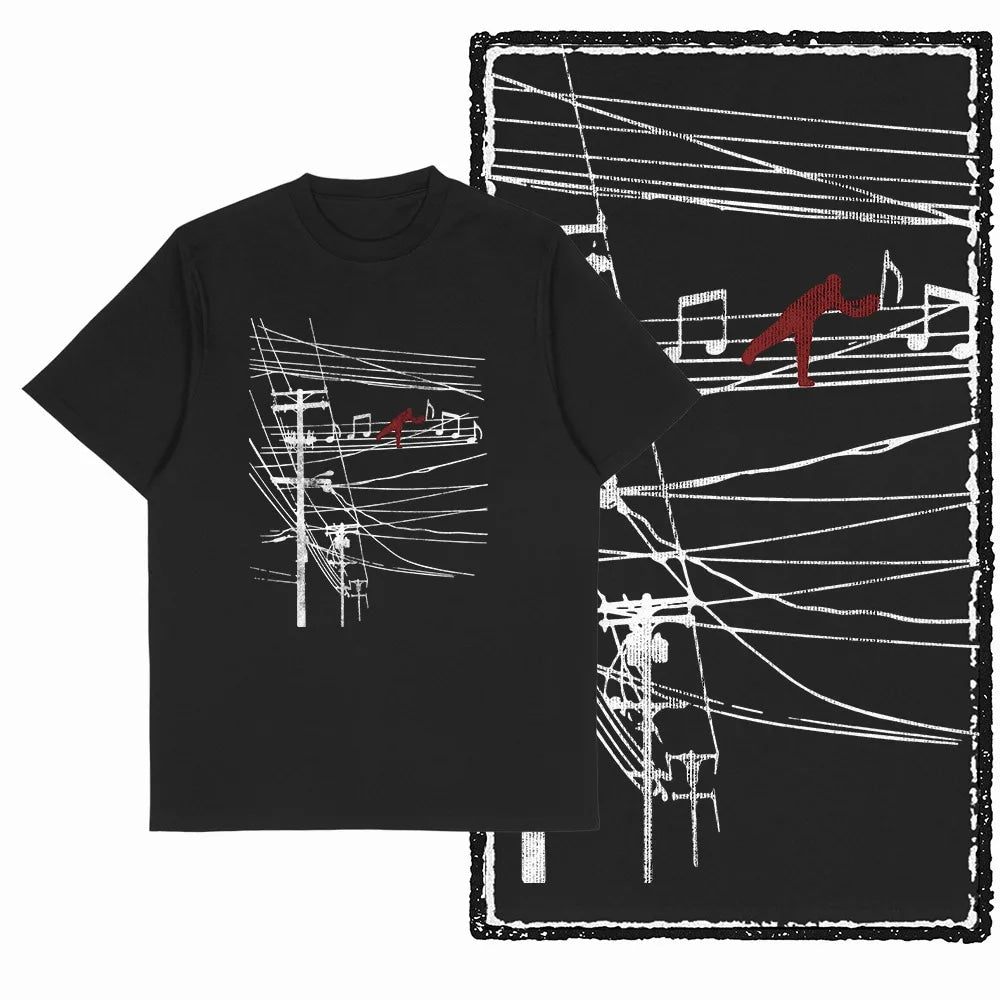 G25 Cool Vintage Cotton  Men's distressed Creative Printed Graphic T-shirt | Streetwear Big Size O-neck men's Tee Tshirt T shirt