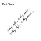Various Sizes My Life...My Rules...Vinyl Decal Car Sticker Waterproof Auto Decoration Trunk  Rear Window Windshield Body Sticker