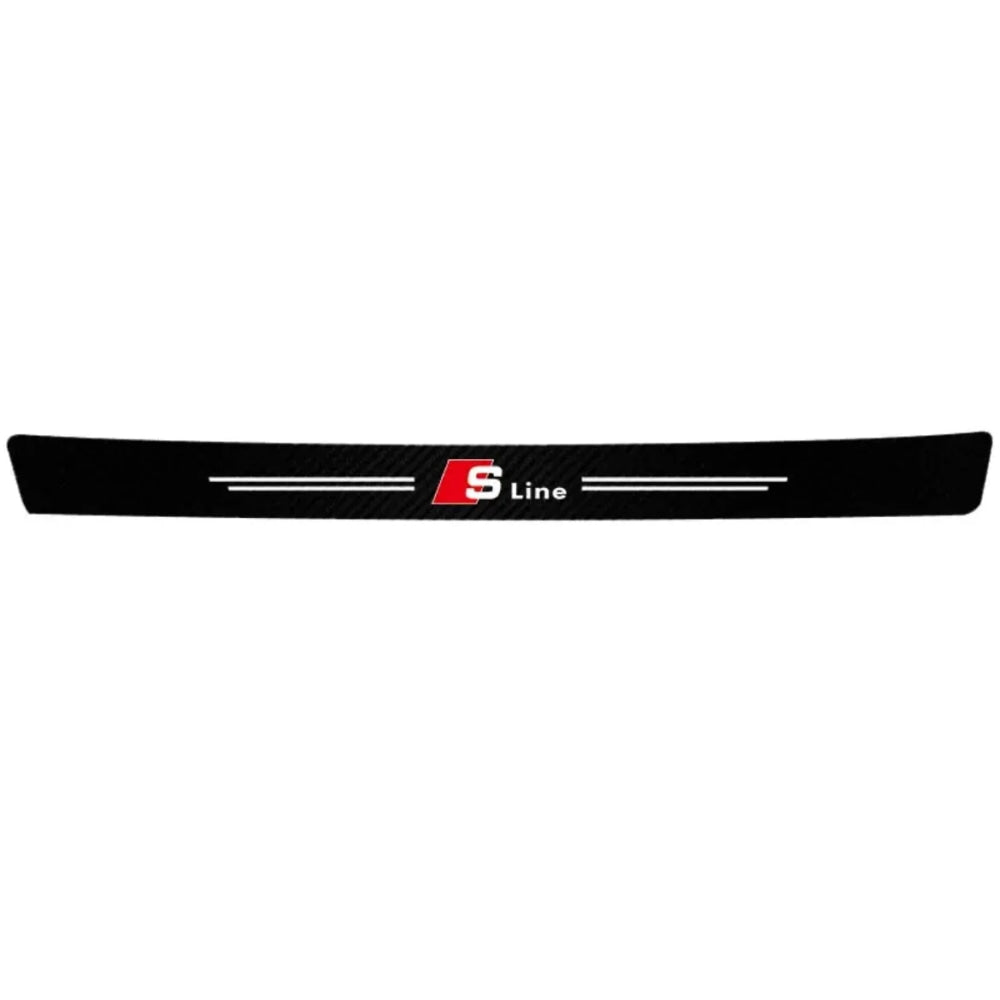 Car Door Trunk Sill Protective Strip Threshold Anti Scratch Sticker for Audi sline A4 B7 B8 B9 A3 8P 8V 8L A5 A6 Q3 Accessories