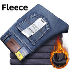 Wthinlee, Nuevos Jeans Casuales para Hombre, Corte Recto, Elásticos, Clásicos, Azules y Negros, Pantalones de Mezclilla para Trabajo, Ropa Masculina
