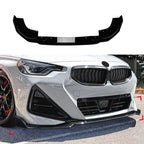 For BMW 2 Series G42 220d 218i 220i 230i M240i xDrive Coupe M Sport 2022-2025 Front Bumper Lip Splitter Spoiler Car Bodykit