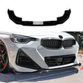 For BMW 2 Series G42 220d 218i 220i 230i M240i xDrive Coupe M Sport 2022-2025 Front Bumper Lip Splitter Spoiler Car Bodykit