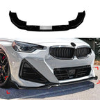 For BMW 2 Series G42 220d 218i 220i 230i M240i xDrive Coupe M Sport 2022-2025 Front Bumper Lip Splitter Spoiler Car Bodykit