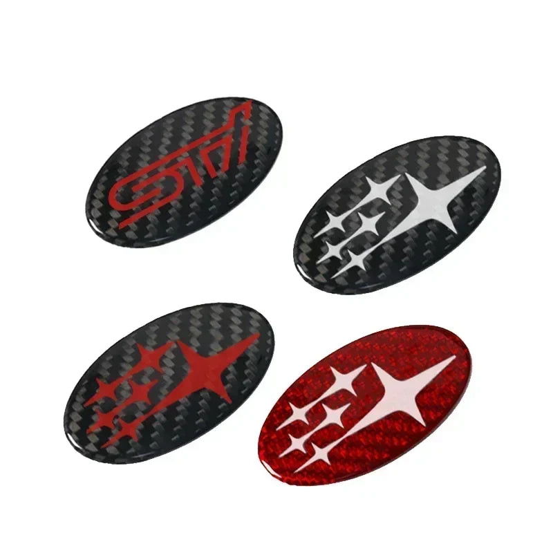2025 New Car Steering Wheel Center Emblem Badge Sticker for Subaru Subaru Outback Legacy Impreza Forester XV Tribeca STI WRX BRZ