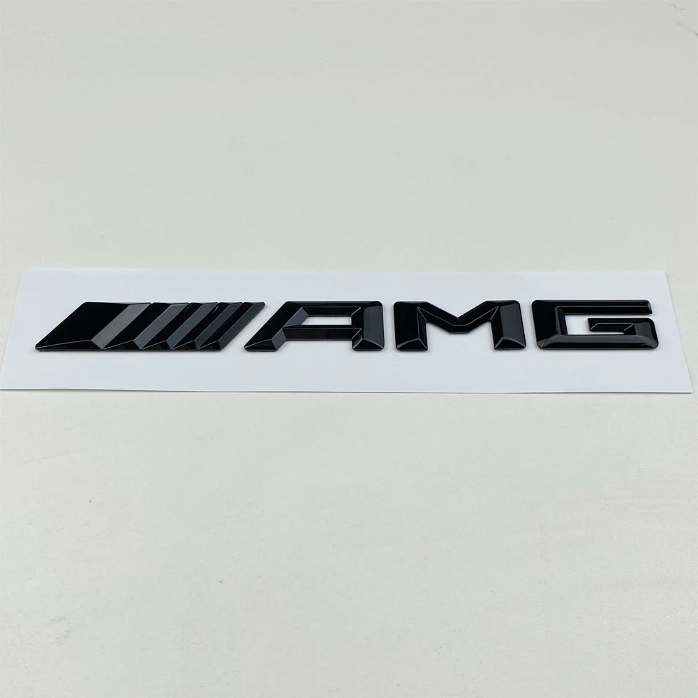 1pcs 3D Car Rear Trunk Emblem, Decal Letters Sticker, Mercedes Benz AMG A B C E G CLA W211 W203 W204 W210 W124 Accessories