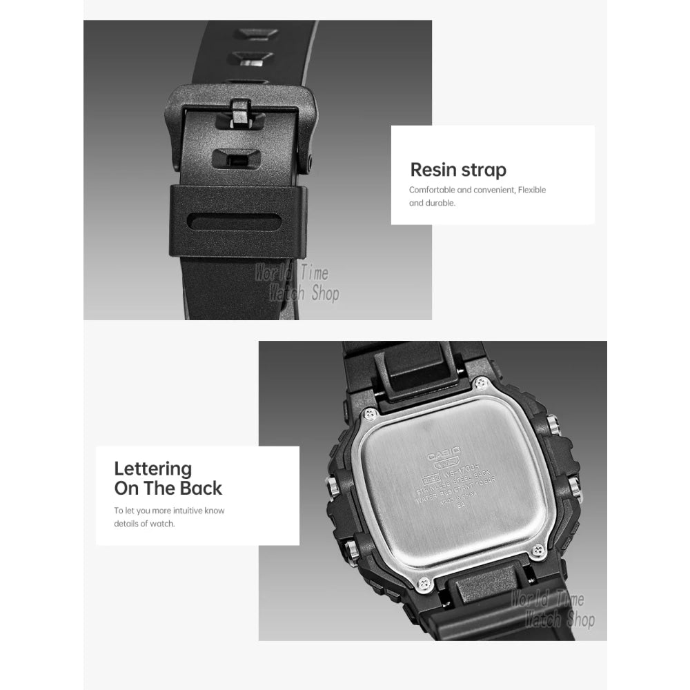 Casio Men's Watch Fashion Sports Outdoor Wristwatch Active Lifestyle Timepiece Casual Design WS-1700H series