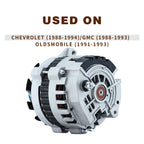Alternator for ChevroletTahoe C/K Series GMC Bravada 1989 1990 91 92 93 94 95