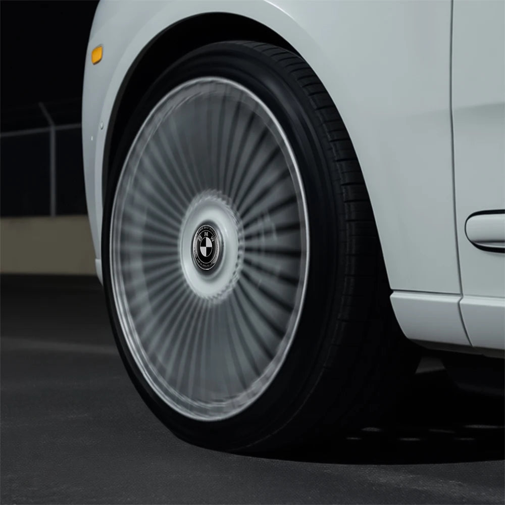 4Pcs 183mm Floating Car Wheel Center Caps Rims Hub Cover For BMW 50TH M Performance M3 M5 M6 F01 F20 F10 F13 F15 F16 F30 F34 F32