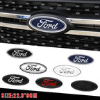 22.3X9cm Car Front Grille Emblem Stickers Rear Trunk Decal Replacement Accessories For Ford F150 F250 Edge Escape Transit Fusion
