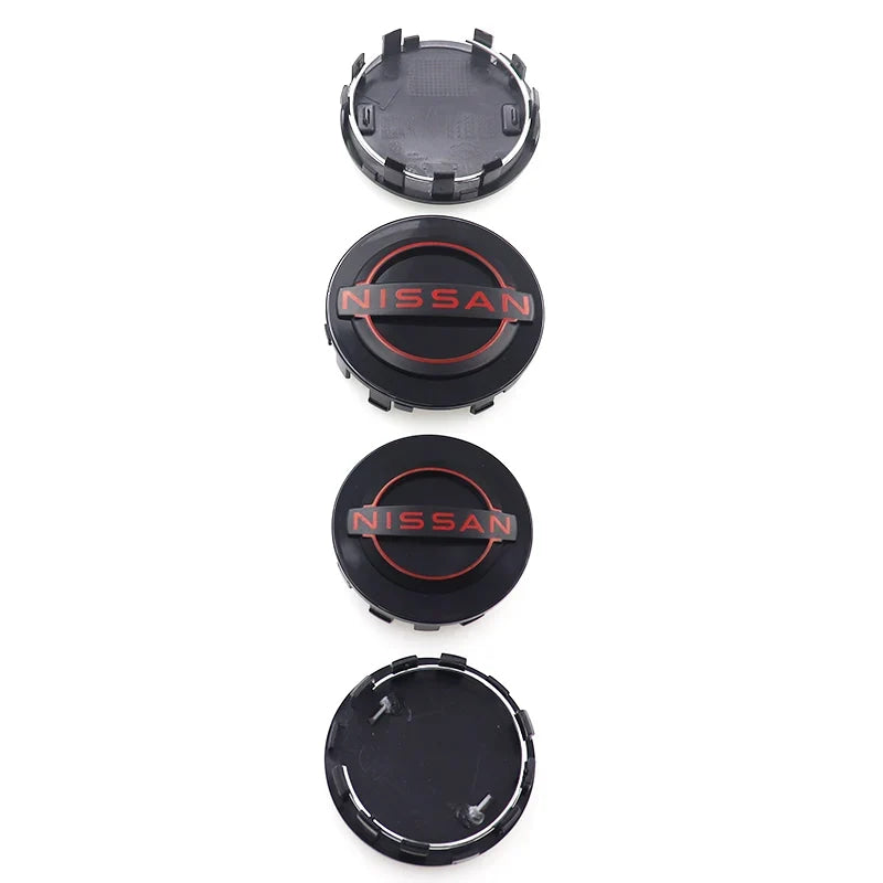 4pcs newest 54mm 63mm Nissan car emblem Wheel Center Hub Cap auto Rim refit dust-proof badge covers sticker styling accessories