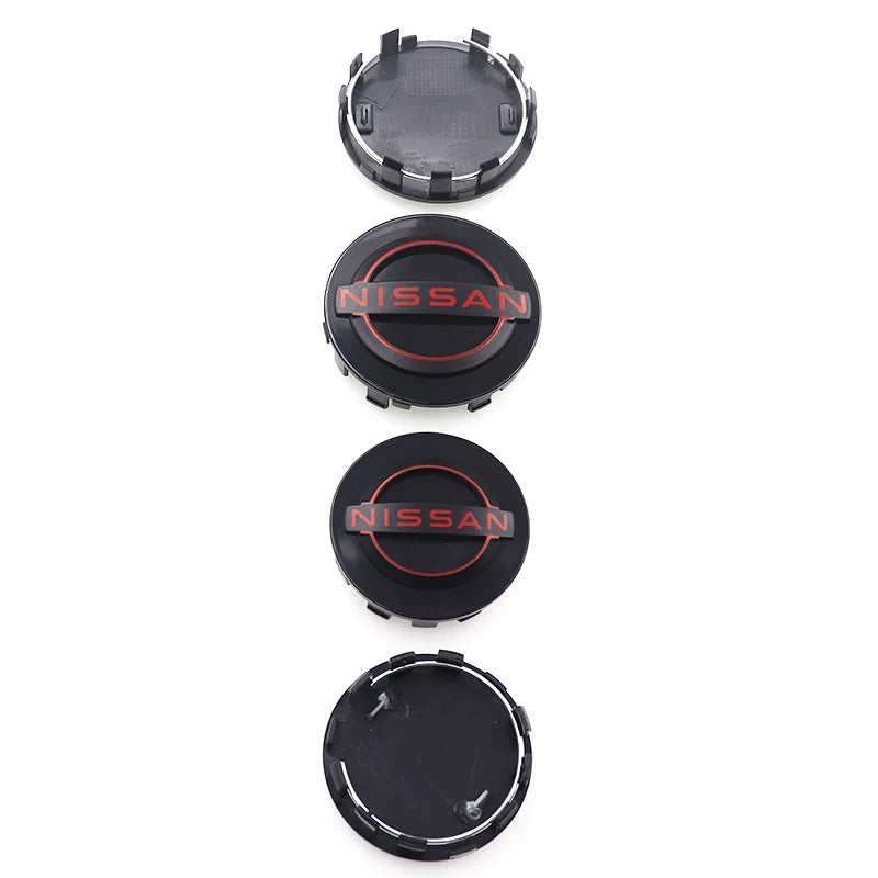 4pcs newest 54mm 63mm Nissan car emblem Wheel Center Hub Cap auto Rim refit dust-proof badge covers sticker styling accessories