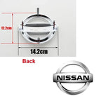 3D ABS New Emblem Car Front Rear Logo for Nissan Tiida Sentra Teana X Trail T30 T32 Almera Kicks Micra Qashqai J10 J11 Leaf Juke