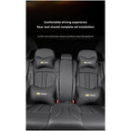 Nappa Leather Car Headrest Neck Pillow Waist Cushioning For Chevrolet Spark Captiva Cruze Malibu Equinox Trax Camaro Blazer