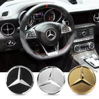 52mm 57mm Car Steering Wheel Badge Sticker Replace Decor For Mercedes Benz B/C/E/S Class A Class C200L GLC GLK FXPT-JS-BENZ