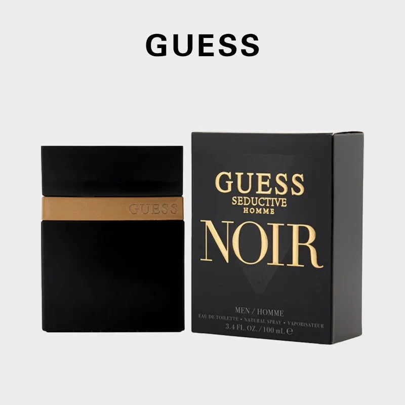 Guess Seductive Homme Noir men Eau De Toilette Spray 100ml  Oriental Fragrance Original Long-Lasting Scent