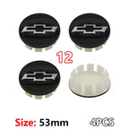 4PCS ABS Wheel Center Covers Hub Caps Badge for Chevrolet Malibu AVEO Corvette CRUZE EQUINOx IMPALA LACETTI TRAX ORLANDO Car Acc
