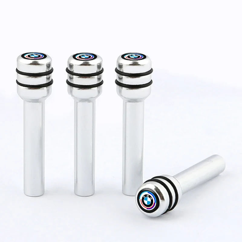 4Pcs Aluminum Alloy Car Door Lock Pins Security Rod Knob Cover For BMW M 50th Anniversary M5 E46 E90 F10 E39 E36 F20 E87 G30 E92