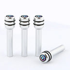 4Pcs Aluminum Alloy Car Door Lock Pins Security Rod Knob Cover For BMW M 50th Anniversary M5 E46 E90 F10 E39 E36 F20 E87 G30 E92