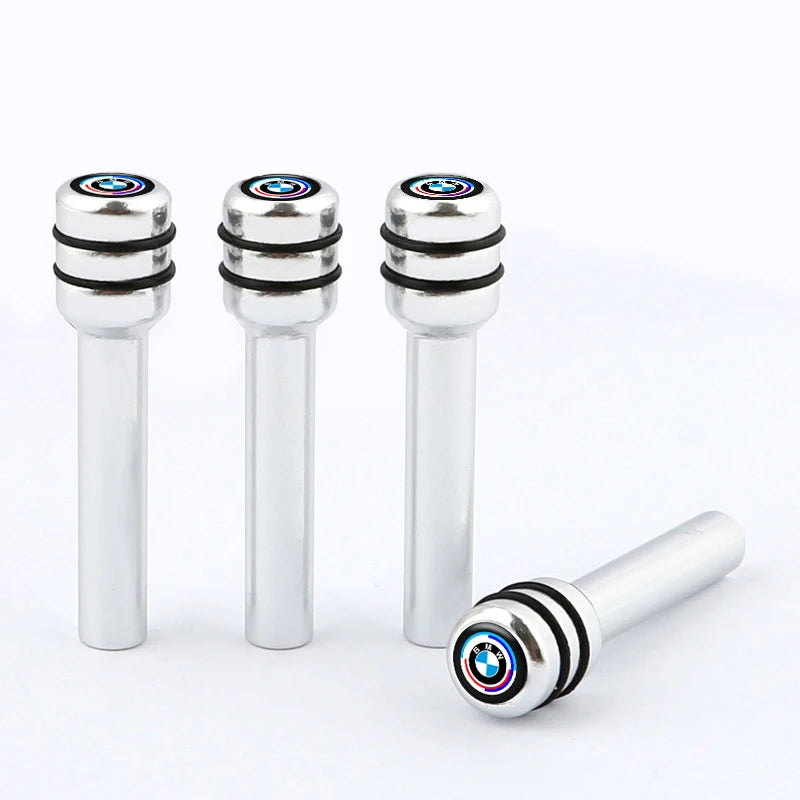 4Pcs Aluminum Alloy Car Door Lock Pins Security Rod Knob Cover For BMW M 50th Anniversary M5 E46 E90 F10 E39 E36 F20 E87 G30 E92
