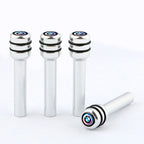 4Pcs Aluminum Alloy Car Door Lock Pins Security Rod Knob Cover For BMW M 50th Anniversary M5 E46 E90 F10 E39 E36 F20 E87 G30 E92