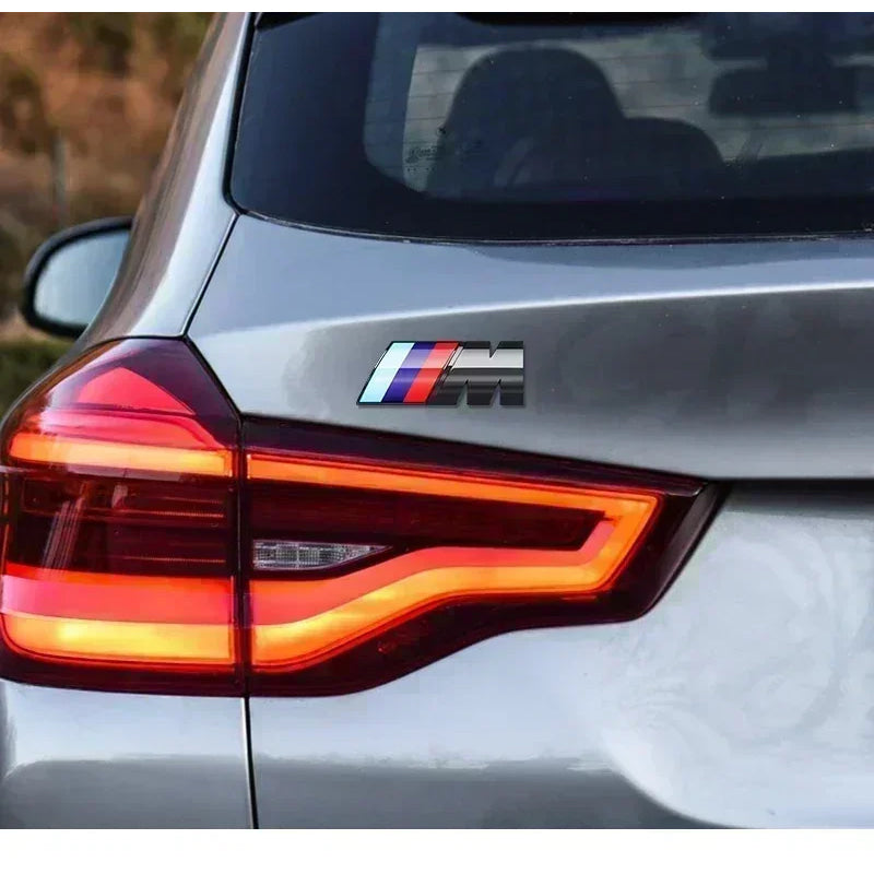 3D ABS Chrome Emblem Letters logo Car Trunk Badge Sticke for BMW M power Thunder Edition competition M1 M2 M3 M5 M7 X3M X5M X7M