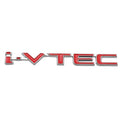 3D Chrome Metal Car Letters Rear Trunk Badge Emblem IVTEC Logo I VTEC Sticker For Honda City Civic Accord Jazz CRV  Accessories