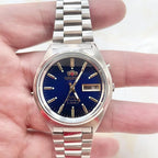 36MM Casual Diamond Date Sports Watch with Japanese Movement Unisex Mechanical Watch in Stainless Steel World Time Orient Series