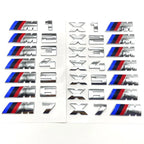 3D Rear Trunk Emblem Badge Logo Car Sticker BMW E46 E60 E64 F10 F20 F30 F06 F12 F13 E90 E92 E93 F80 F82 F87 M1 M2 M3 M4 M5 M6 M7