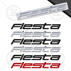 1PCS Metal Letter For Fiesta Ford 3D Emblem Car Rear Trunk Decals Lettering Badge Auto Accessories Styling