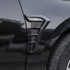 Black Car Fender Side Vents Air Flow Intake Hole Shark 3D Grille Sticker Cover for Ford Focus ST Mondeo Fiesta Kuga Escape Car