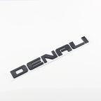 3D ABS DENALI Logo Rear Boot Trunk Side Fender Emblem Badge Sticker Decals Car Styling Accessories For Chevrolet SIERRA Ford GMC