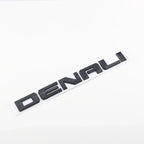 3D ABS DENALI Logo Rear Boot Trunk Side Fender Emblem Badge Sticker Decals Car Styling Accessories For Chevrolet SIERRA Ford GMC