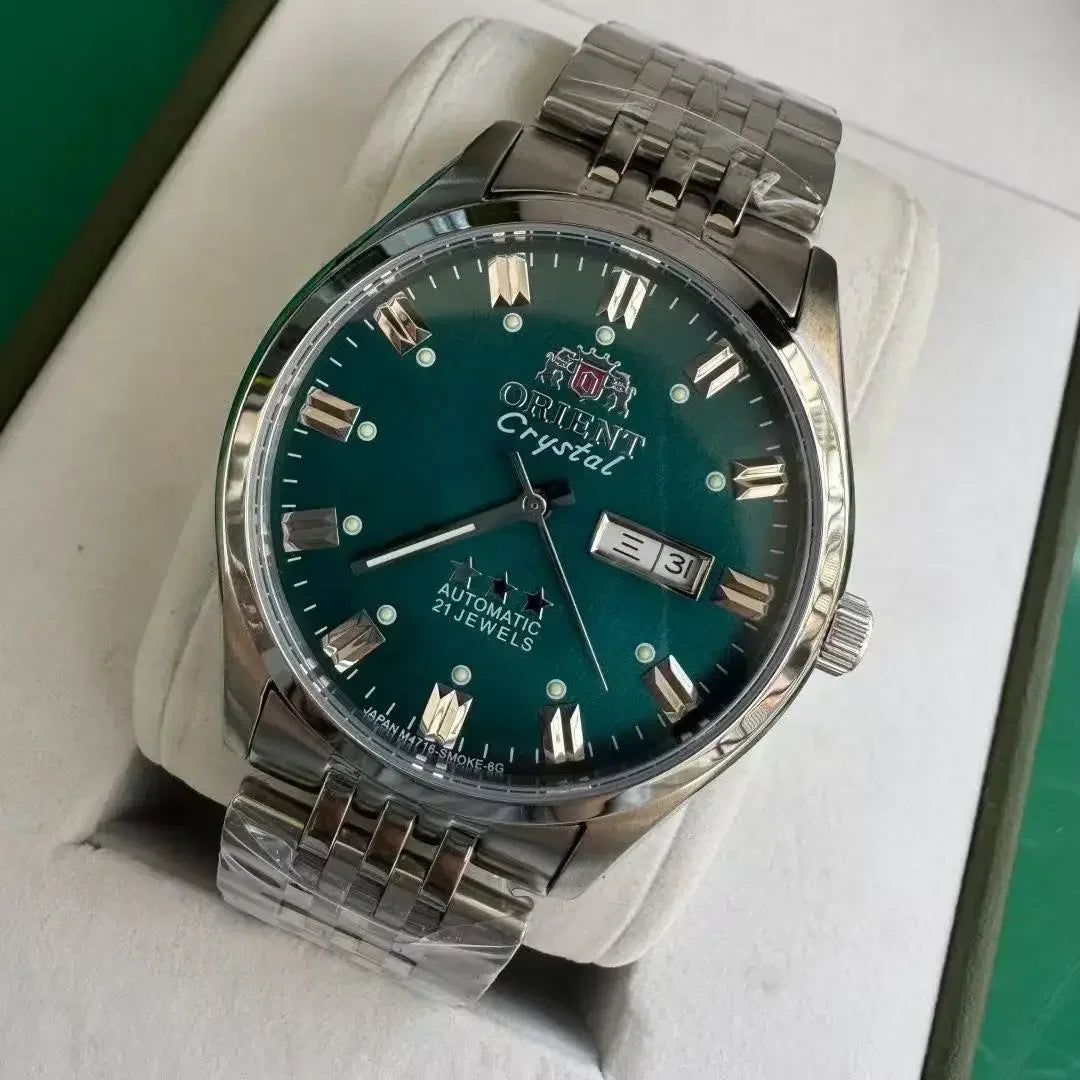 118A Store Orient Watch Sports Mechanical Unisex Watch Stainless Steel Japanese Movement