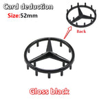 52mm 57mm Pins Sticker Car Steering Wheel Emblem Badge For Mercedes C E S Class CLA CLS W212 W205 W204 Styling Accessories Trim