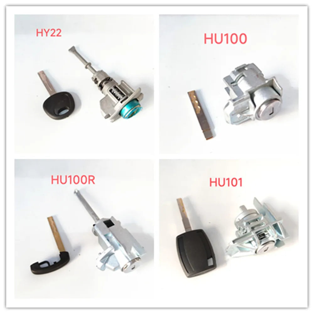 Car key door lock Left Right Door Lock Cylinder Key For hu66 hu101hu100r hu100 hy22 hon66 nsn14 fo21 toy43 hu83 va2t toy48 sip22