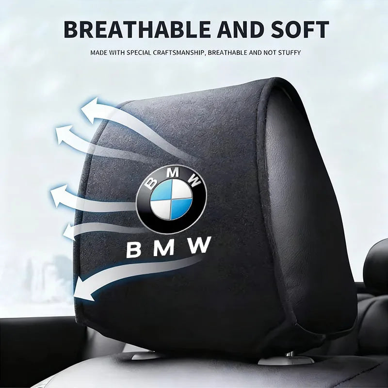 Car Seat Headrest Pillow Cover Pillow Pad Styling Pillows Cover Sticker For BMW M e46 e90 e60 f30 f10 e39 e36 g20 g30 f20 e87