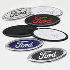 Car Styling Front Hood Emblem Rear Trunk Badge Grille Logo Sticker For Ford Focus MK3 Ranger Mondeo Fiesta S-Max  MK4 Kuga