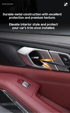 4Pcs Car Inner Door Bowl Guard Stainless Steel For BMW X5 G05 2019-2026 Car Door Handle Protective Trim Exterior Accessories