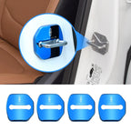 4PCS Car Door Lock Cover Stainless Steel Protection Accessories For Lincoln Continental MKZ Town-car Navigator MKX Energy Zephyr