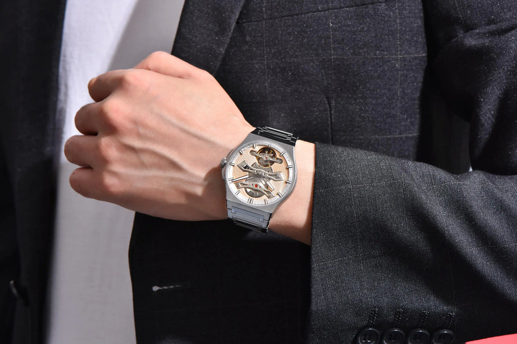 PAGANI DESIGN New 42MM Hollow Tourbillon Luxury Men Mechanical Watch Sapphire Glass Automatic Watches For Men Relojes hombres