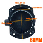 60mm 75mm Valve Flap Adjustable Air Diesel Heater Vent Ducting Branch Splitter Exhaust Pipe Outlet Joiner Connector For Car