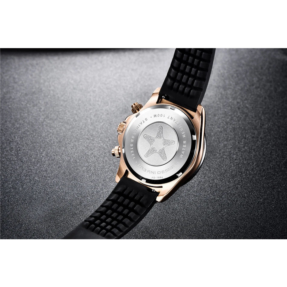 40mm New V2 PAGANI DESIGN Classic fashion Men Quartz Watches Sapphire Retro Chronograph Stainless Steel Waterproof Watch for Men
