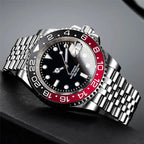 Miyota 8215 PT5000 Stainless Steel 40mm Dive Automatic Men Watch Sapphire Crystal Rotating Bezel Luminous Mechanical Wristwatch