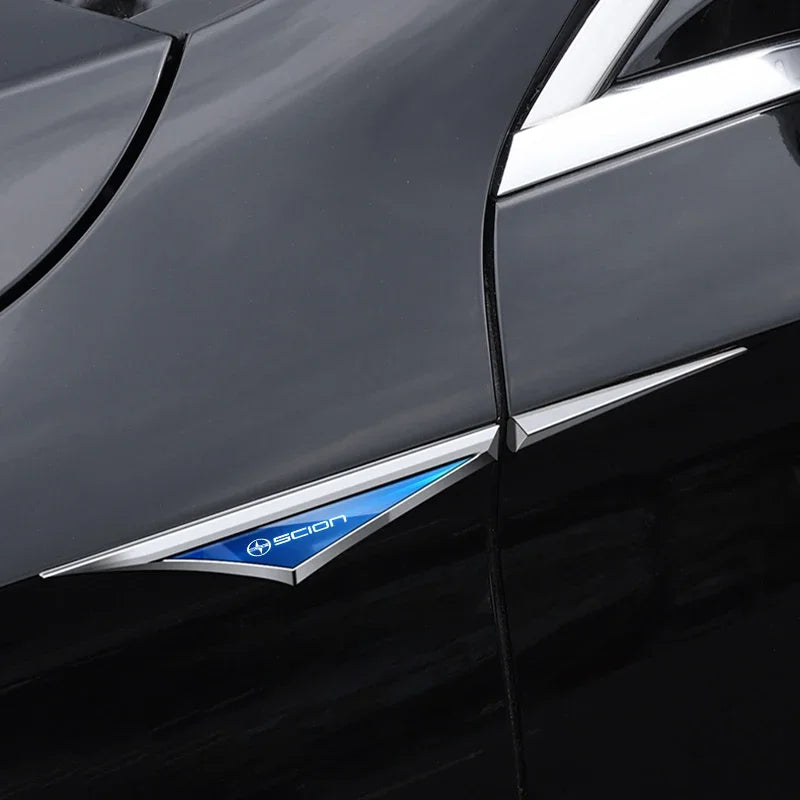 2pcs 3d alloy car stickers car accsesories accessory for Toyota scion FR-S im IA